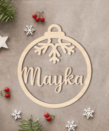 Bola de Navidad Personalizada Copo