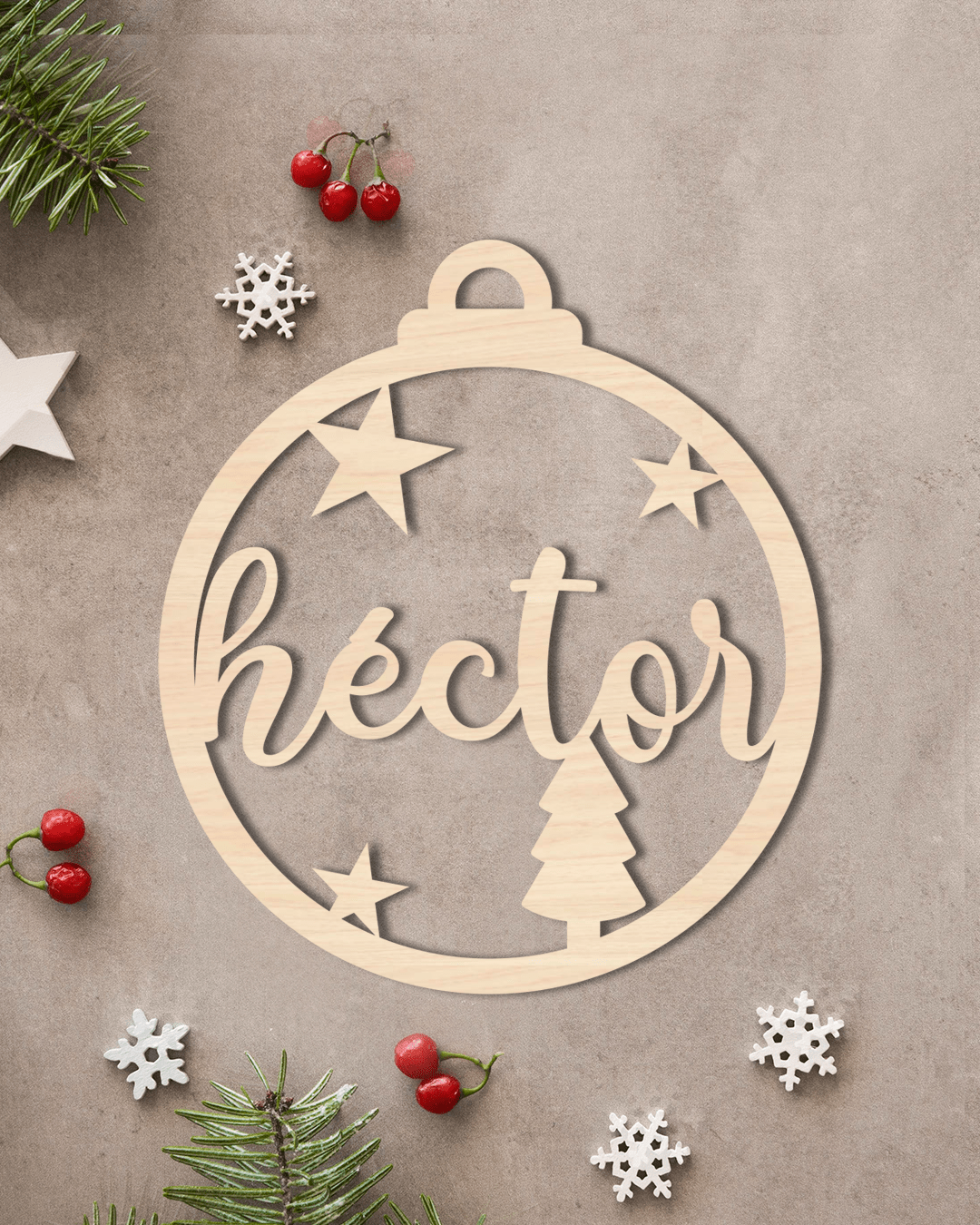 Bola de Navidad Personalizada Árbol