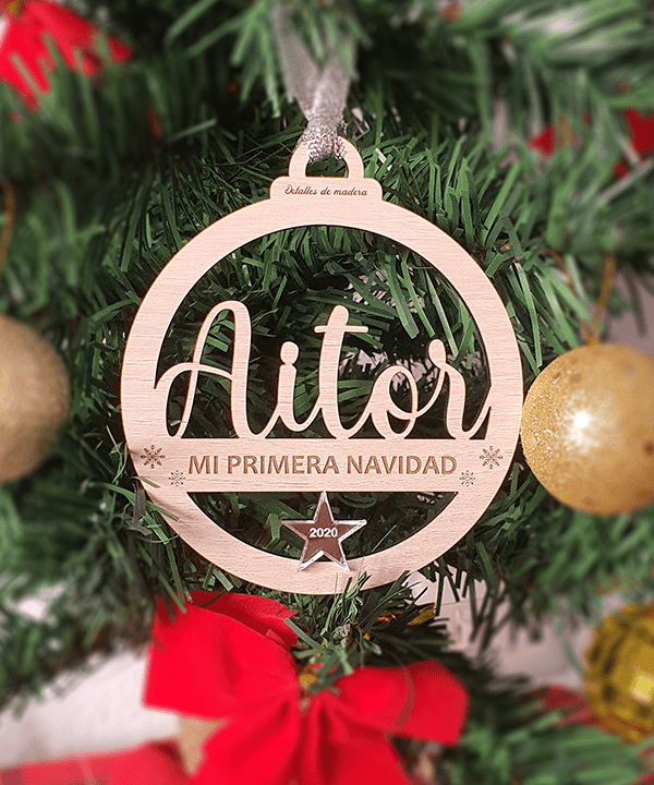 Bola de Navidad Personalizada – Mi Primera Navidad