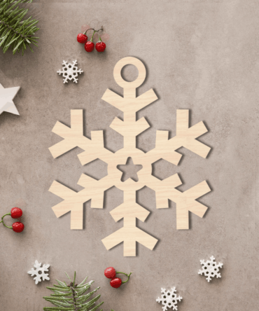 Bola de Navidad Copo de Nieve