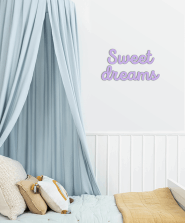 Sweet dreams | Frase de Madera