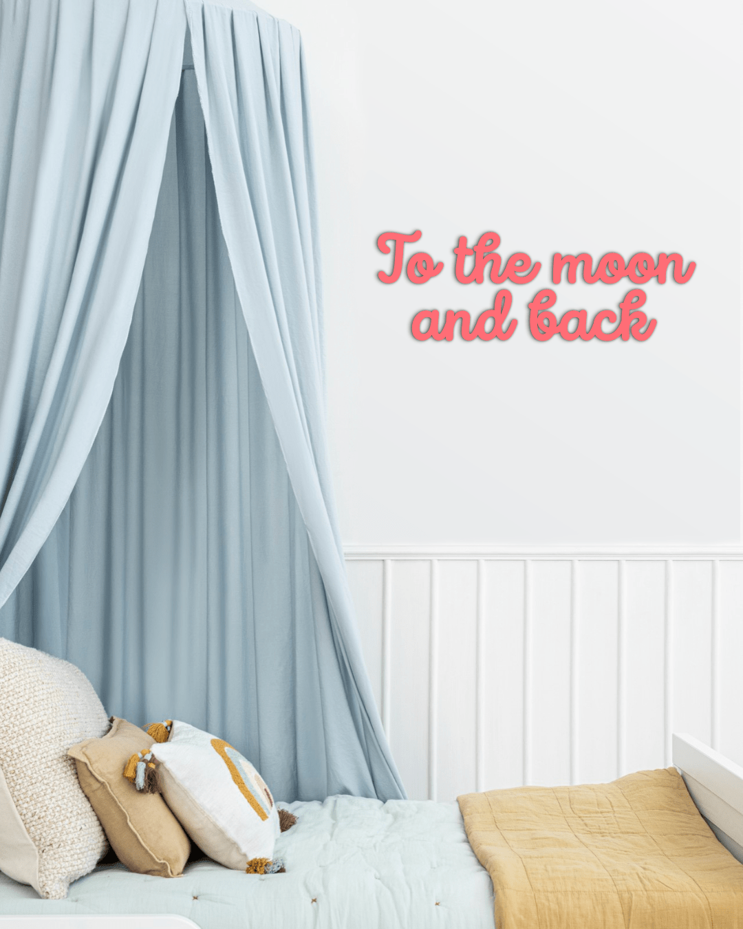 To the moon and back | Frase de Madera - Imagen 2