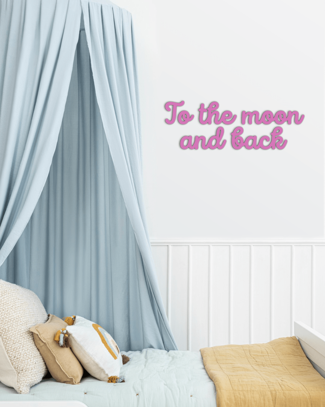 To the moon and back | Frase de Madera - Imagen 4