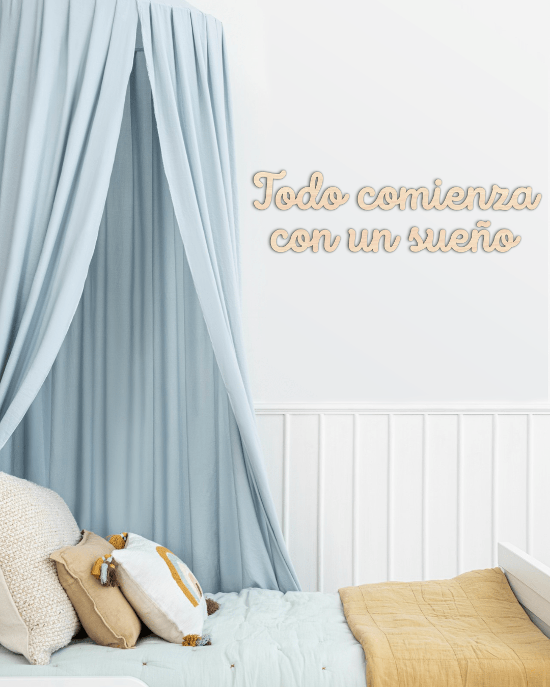 Todo comienza con un sueño | Frase de Madera - Imagen 4