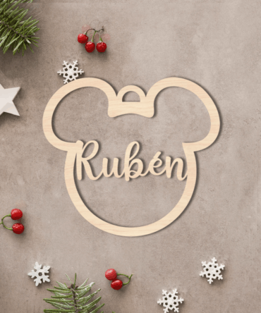 Bola de Navidad Personalizada Mickey Mouse