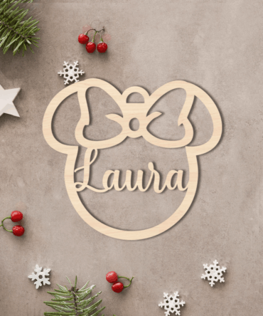 Bola de Navidad Personalizada Minnie Mouse