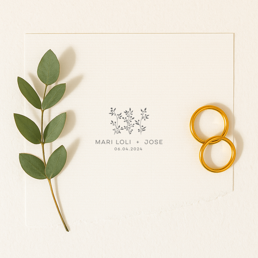 Sello de Boda «Encanto Silvestre»