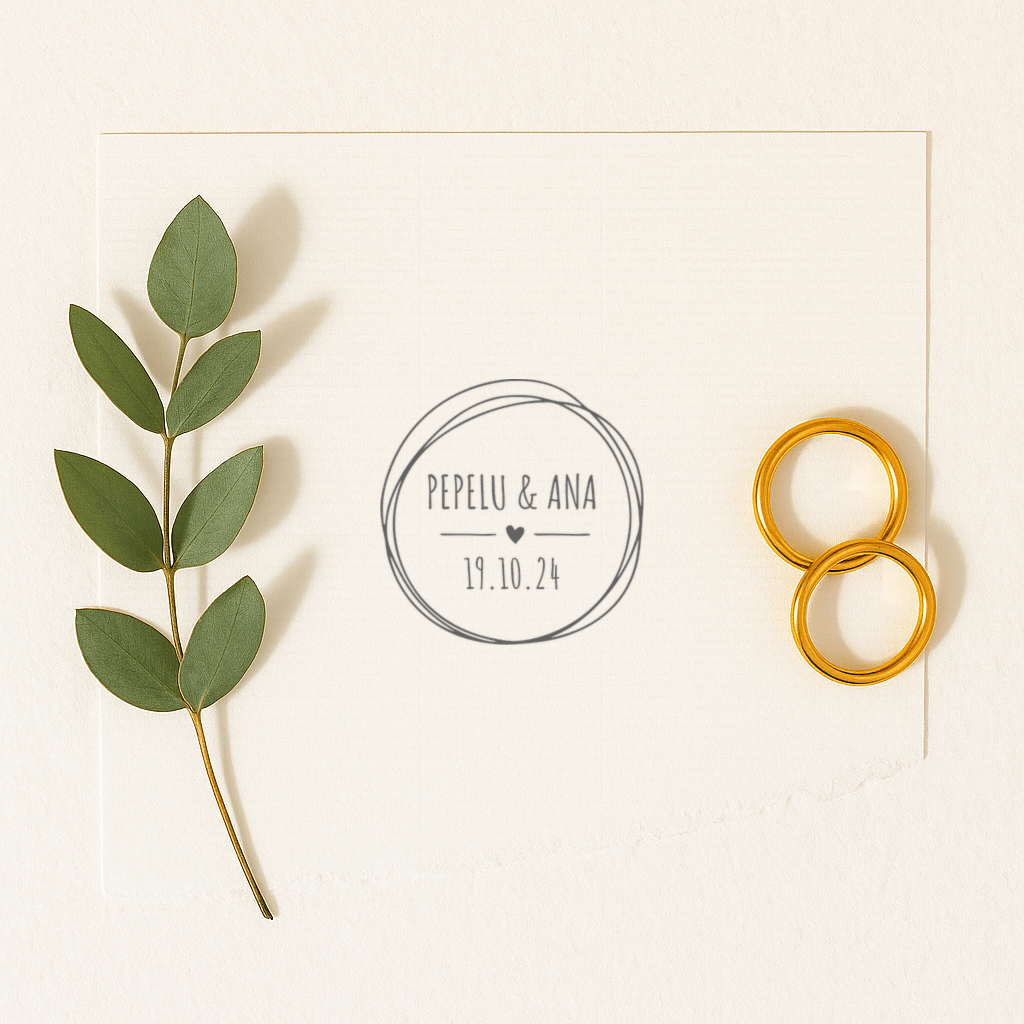 Sello de Boda «Círculo de Amor»