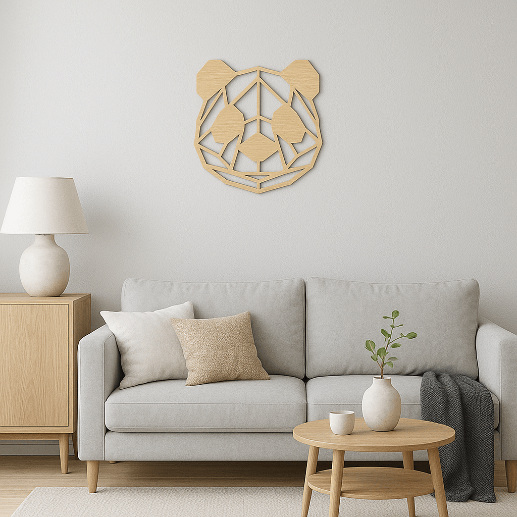 Figura Geométrica «Oso Panda»