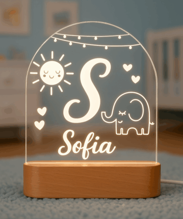 Lámpara Infantil quitamiedos Led «Elefante»