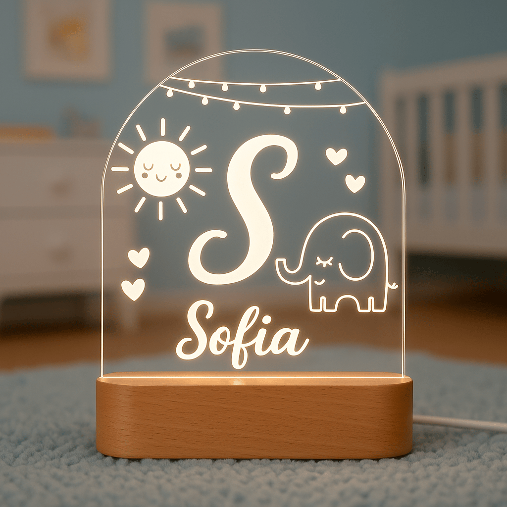 Lámpara Infantil quitamiedos Led «Elefante»